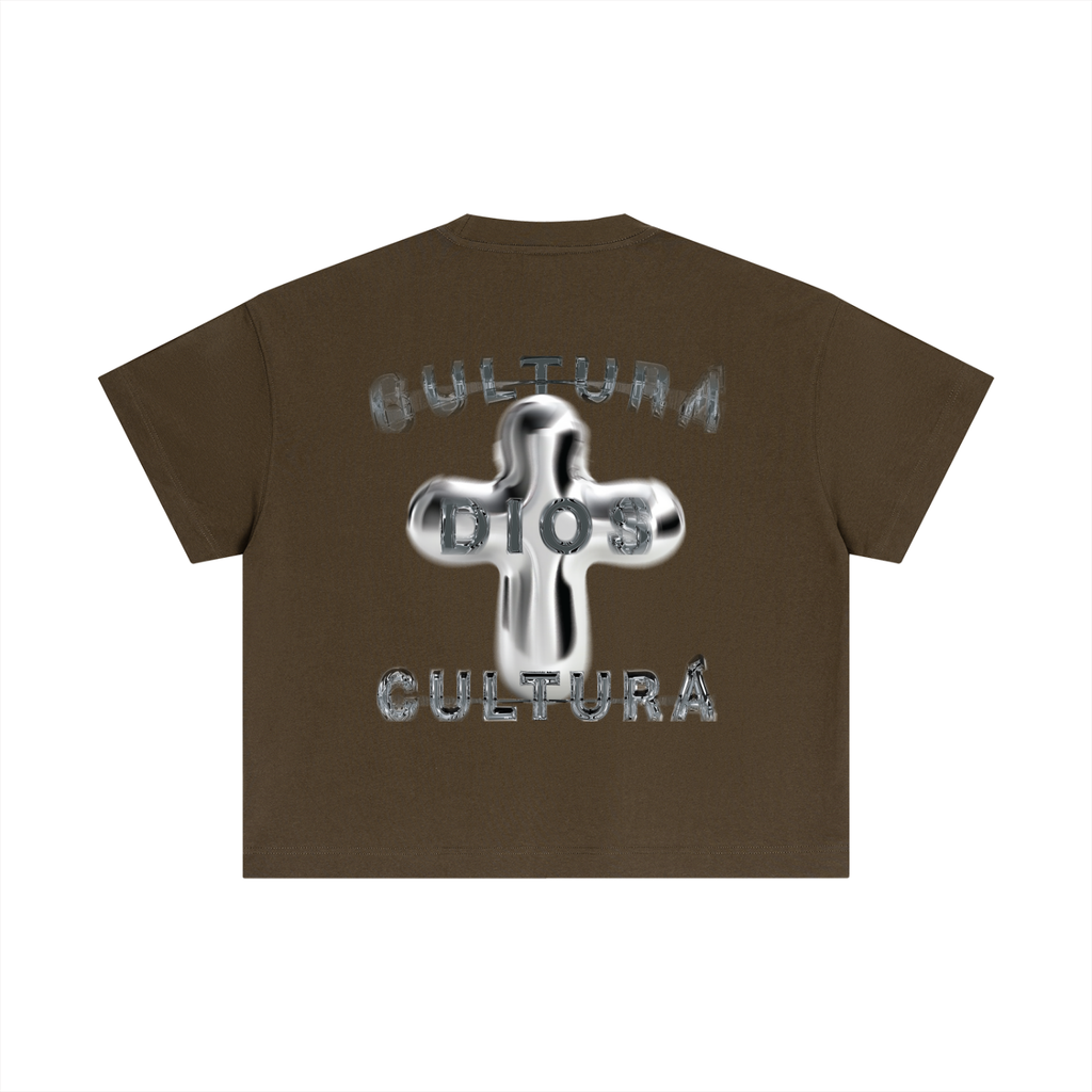 Cultura De Dios  Essential Cotton Boxy T-Shirt