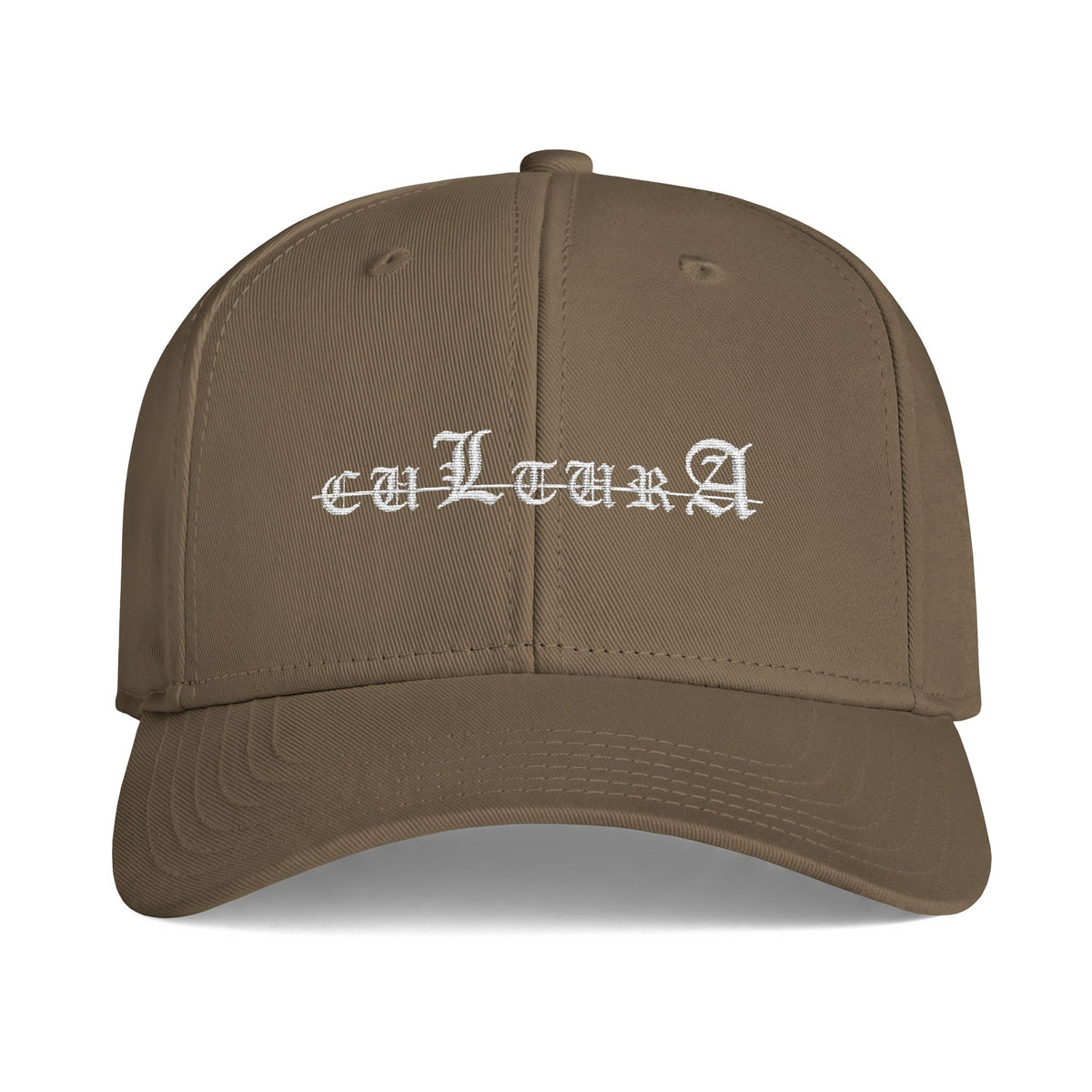 Cultura Cap — Gothic Script Embroidered Baseball Hat