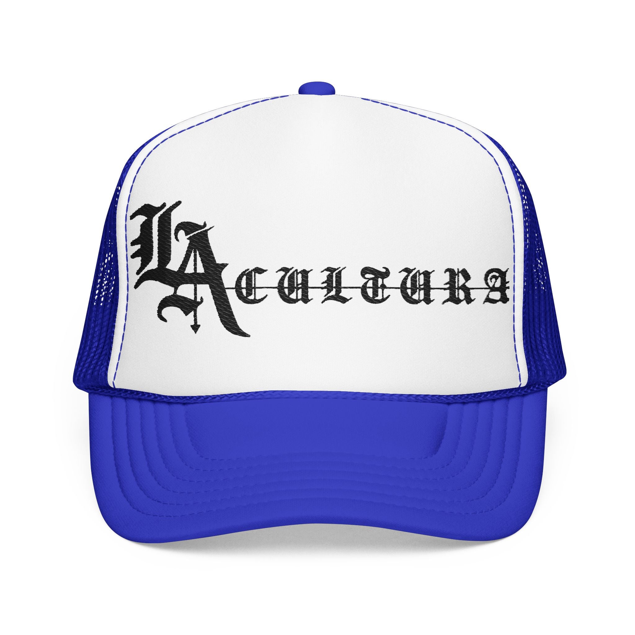 LA Cultura text Foam Trucker Hat