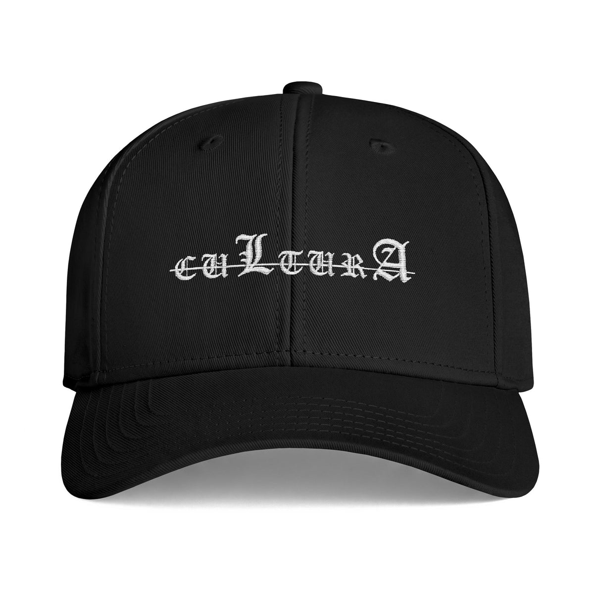 Cultura Cap — Gothic Script Embroidered Baseball Hat
