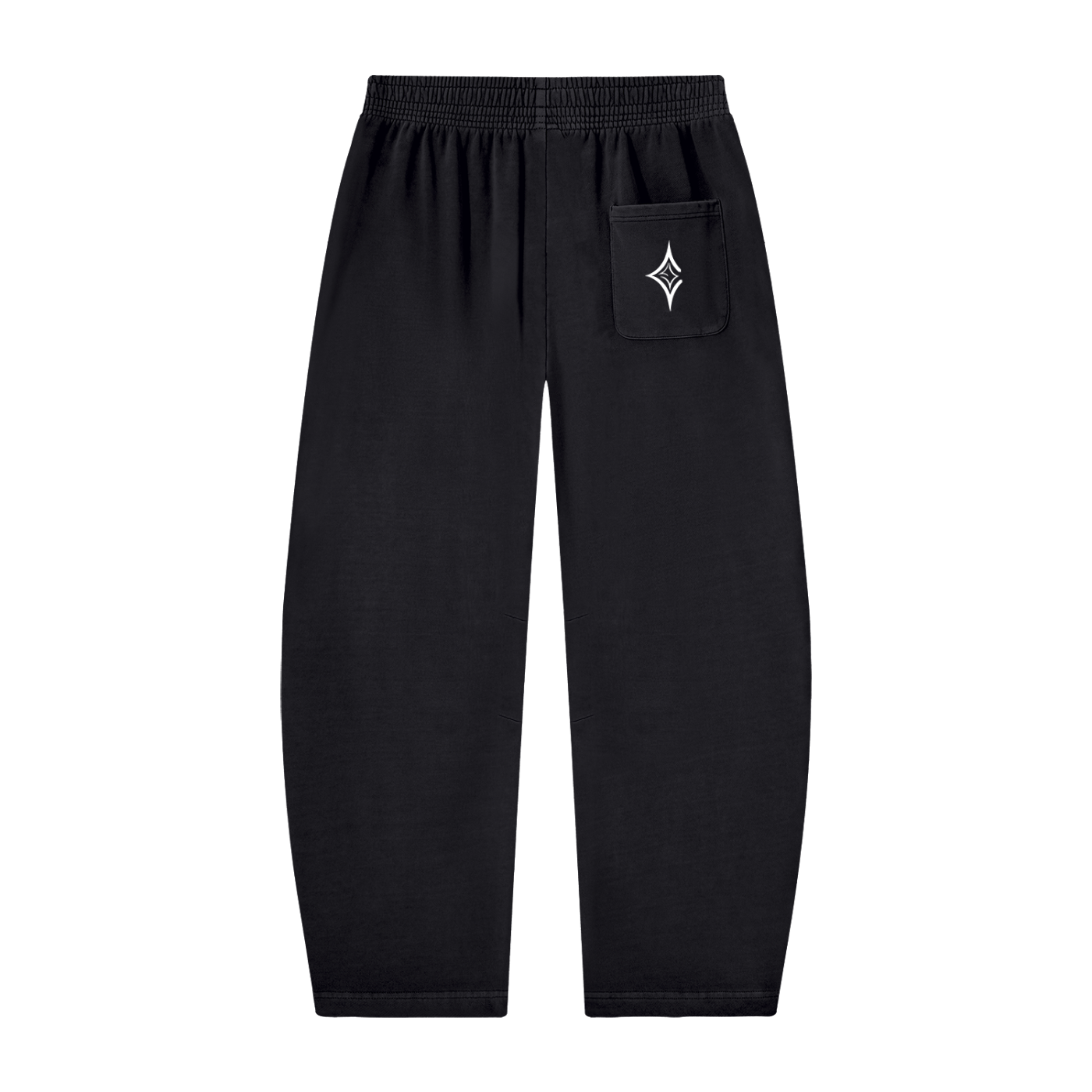Cultura Barrel Leg  Noir Sweatpants