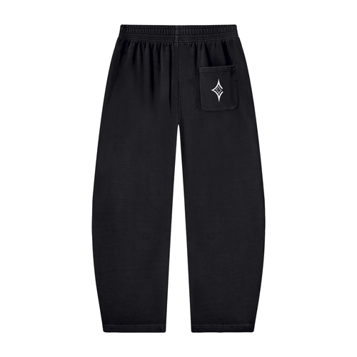 Cultura Barrel Leg  Noir Sweatpants