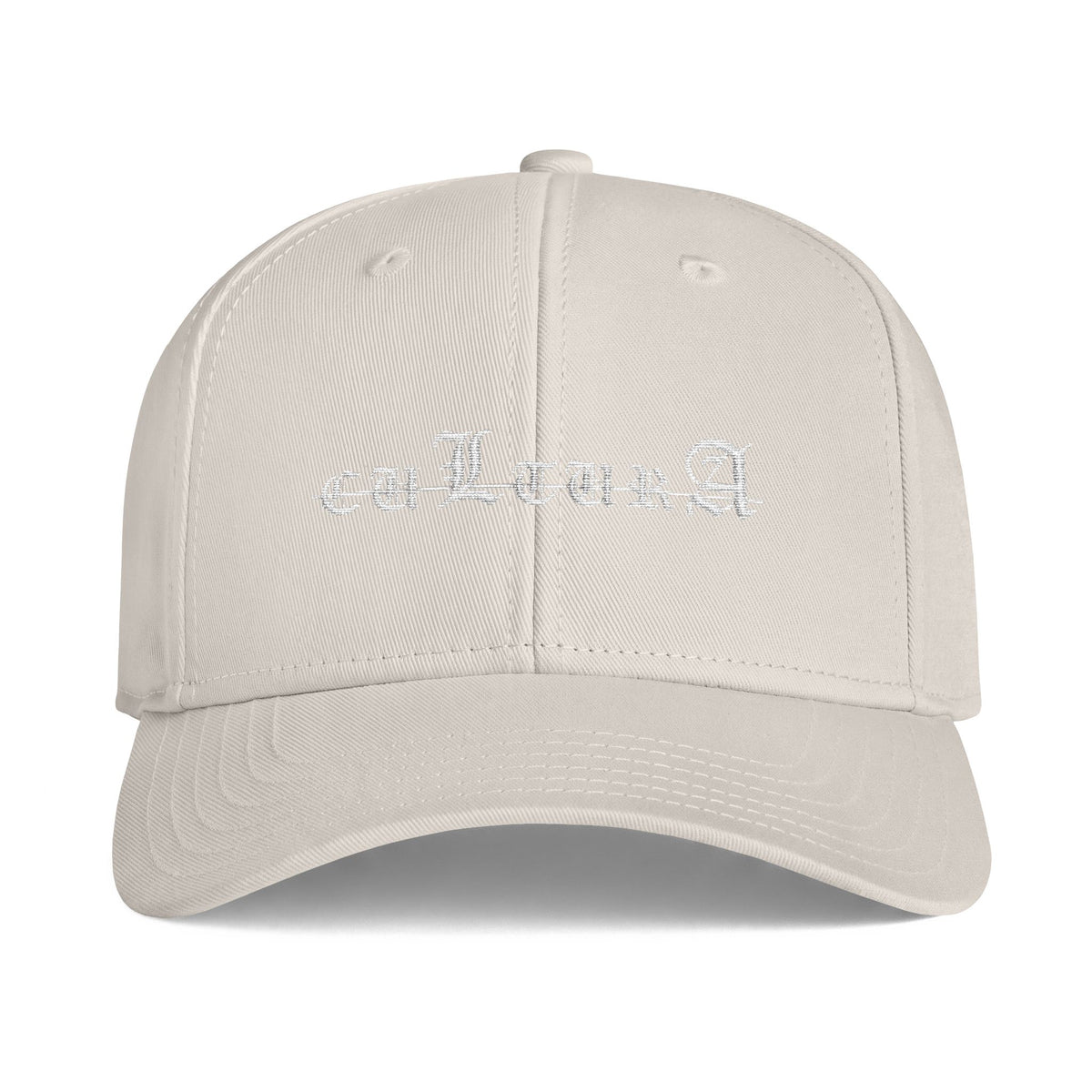 Cultura Cap — Gothic Script Embroidered Baseball Hat