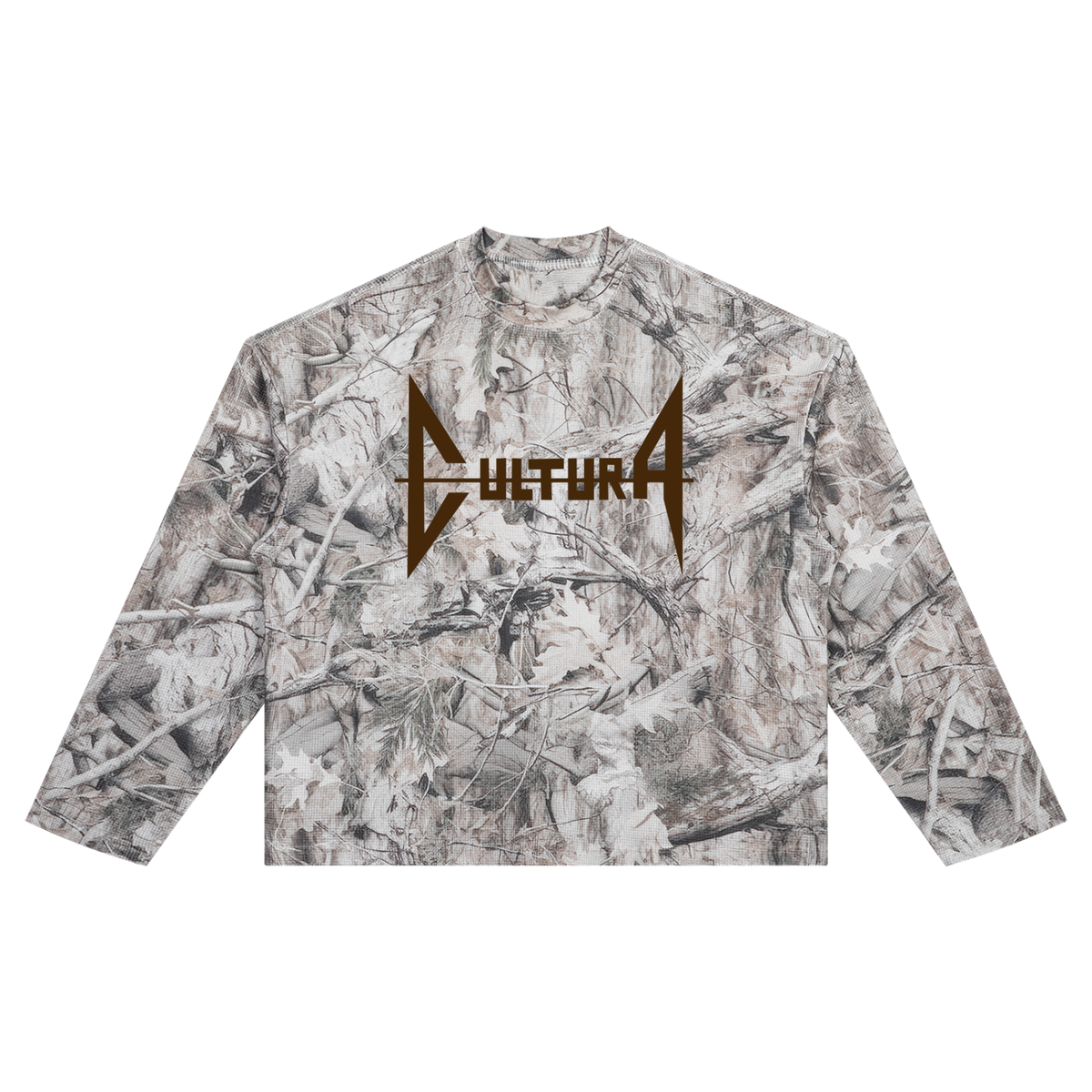 Cultura - Tree Camo Waffle T-Shirt