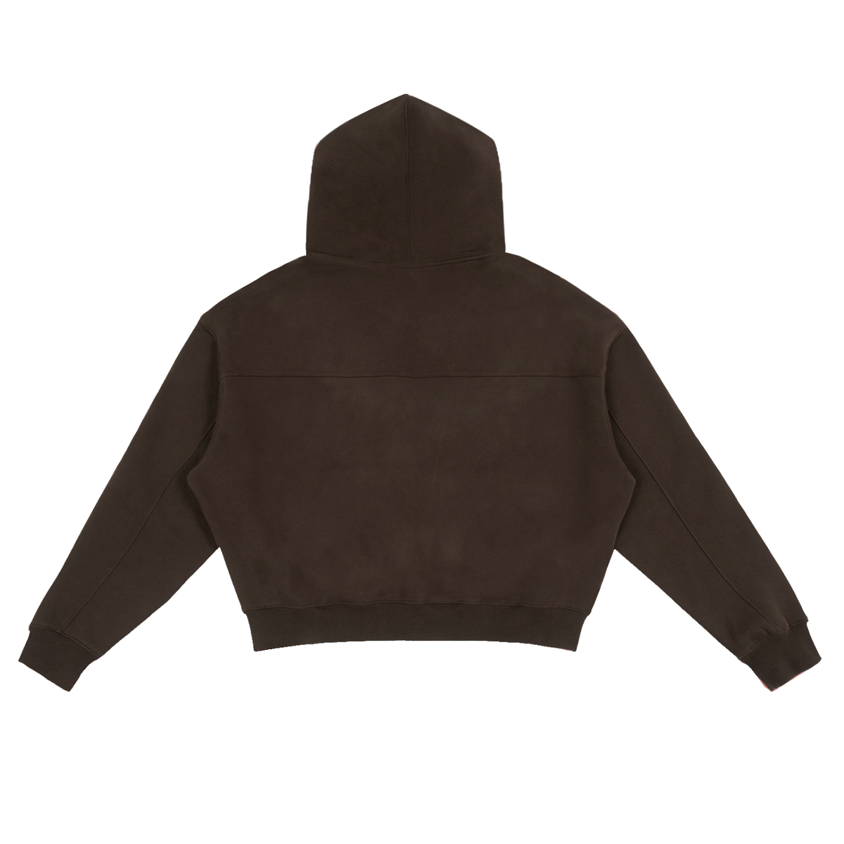 Cultura -Fleece Zip-Up Boxy Hoodie
